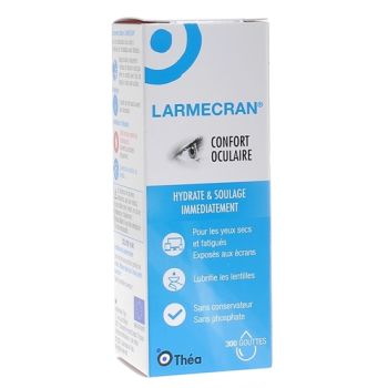 Larmecran Gouttes confort oculaire Théa - flacon de 10ml