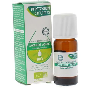 Huile essentielle Lavande Aspic BIO Phytosun Arôms - flacon de 10 ml