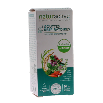 Gouttes respiratoires Naturactive - flacon de 90 ml