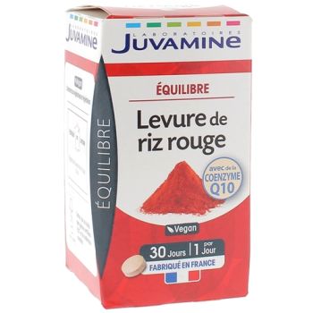 Levure de Riz Rouge Juvamine - boîte de 30 comprimés