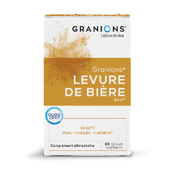 Levure de bière Zinc Granions - boite de 60 gélules