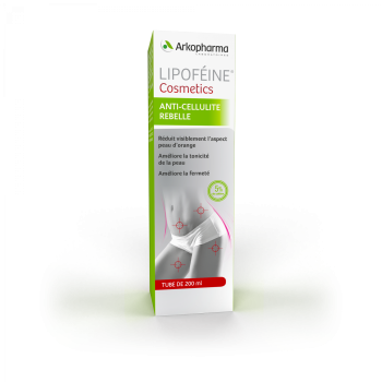 Lipoféine Cosmetics anti-cellulite rebelle Arkopharma - tube de 200 ml