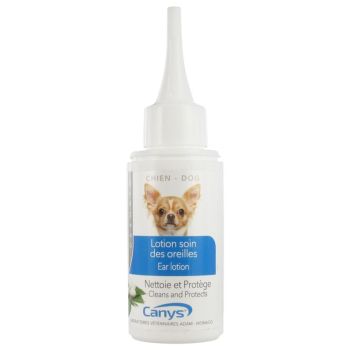 Lotion soin des oreilles chien Canys - flacon de 75ml