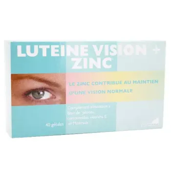 Luteine Vision + Zinc Exopharm - boîte de 40 gélules