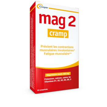 Mag 2 Cramp magnésium marin - boite de 30 comprimés