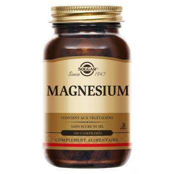 Magnésium Bisglycinate Solgar - boîte de 100 comprimés