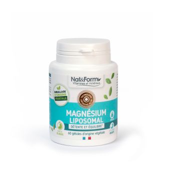 Magnésium Liposomal Nat&Form - boîte de 60 gélules