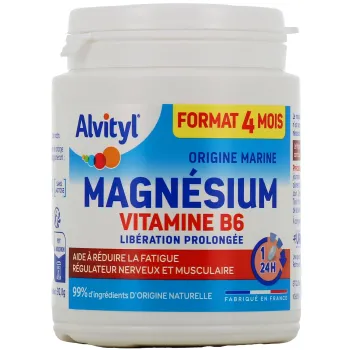 Magnésium Vitamine B6 Alvityl - pot de 120 comprimés