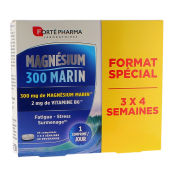 Magnésium marin 300 Forté Pharma - boîte de 56 comprimés