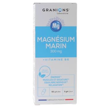 Magnésium marin 300 mg Granions - boîte de 60 gélules