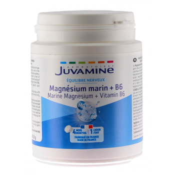 Magnésium marin + vitamine B6 Juvamine - pot de 120 comprimés