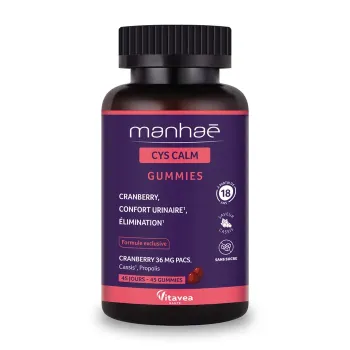 Manhaé Cys Calm Vitavea - pot de 45 gummies