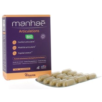 Manhae Articulations bio Vitavea - boîte de 30 comprimés