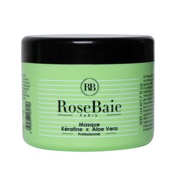 Masque à la kératine et à l’aloe vera RoseBaie - pot de 500ml