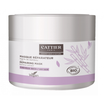 Masque capillaire réparateur bio Cattier - pot de 200 ml