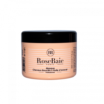 Masque cheveux bouclés x huile d'avocat RoseBaie - pot de 500 ml