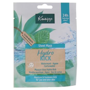 Masque en tissu Hydro Kick menthe aquatique Kneipp - un masque