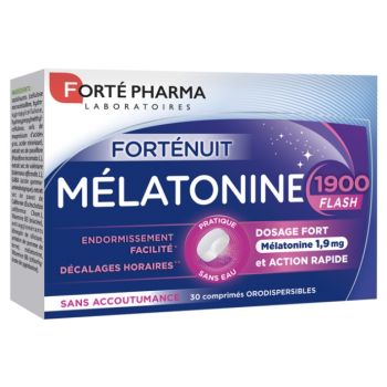 Mélatonine 1900 flash Forté Pharma - boîte de 30 comprimés