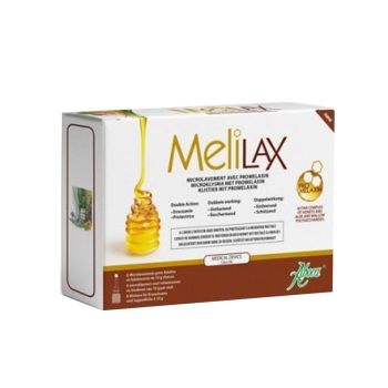 Melilax adult microlavement avec promelaxin Aboca - boite de 6 microlavements