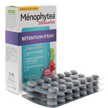 Ménophytea silhouette rétention d'eau - boite de 60 comprimés