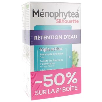 Ménophytea Silhouette rétention d'eau Nutreov - lot de 2 boites de 30 comprimés