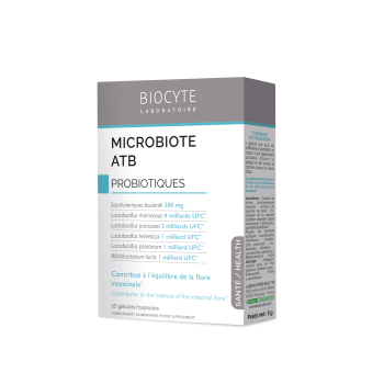 Microbiote ATB Biocyte - boîte de 10 gélules