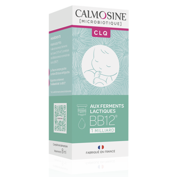 Microbiotique CLQ gouttes buvables Calmosine - flacon compte-gouttes de 8ml