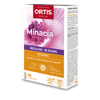 Minacia Regular Estomac Ortis - boîte de 36 comprimés