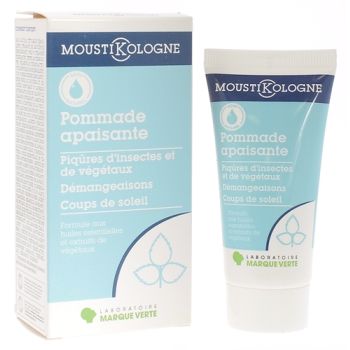 Moustikologne pommade apaisante piqûres d'insectes et végétaux Marque verte - tube de 30 ml