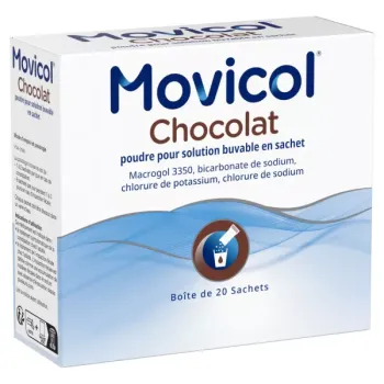 Movicol Chocolat - boite de 20 sachet-doses