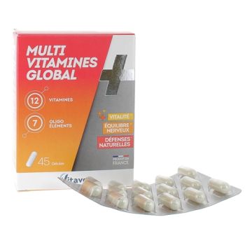 Multi vitamines global Vitavea - boîte de 45 gélules