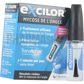 Mycose de l'ongle Excilor - flacon de 3,3 ml