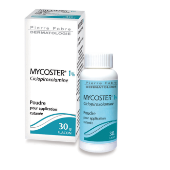 Mycoster 1% poudre pour application cutanée - flacon de 30g