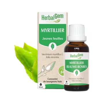 Myrtillier bio Herbalgem - flacon de 30 ml