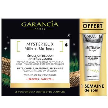 Mystérieux mille et un jours émulsion de jour anti-âge Garancia - pot de 30ml + un produit offert