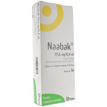 Naabak collyre Théa - 36 unidoses