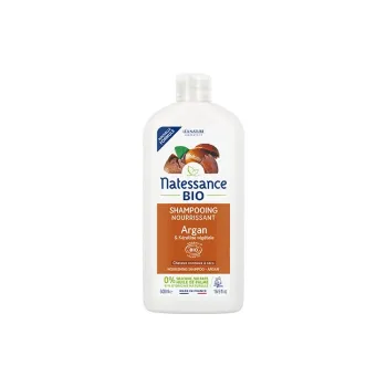 Shampooing bio nourrissant à l'argan Natessance - flacon de 500ml