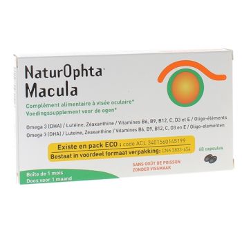 NaturOphta Macula Horus Pharma - boîte de 60 capsules