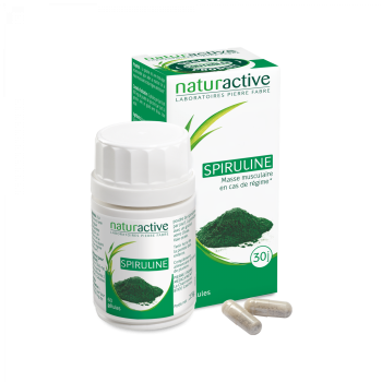 Elusane Spiruline Naturactive - boîte de 60 gélules