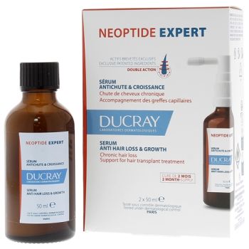 Neoptide Expert Sérum antichute et croissance Ducray - lot de 2 sprays de 50 ml