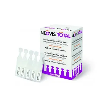 Neovis Total Emulsion ophtalmique lubrifiante - boîte de 30 unidoses de 0.4ml