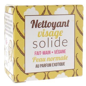 Nettoyant visage solide peau normale Lamazuna - pain de 25 g