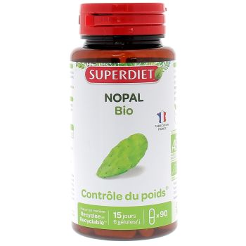 Nopal bio Super Diet - boite de 90 gélules