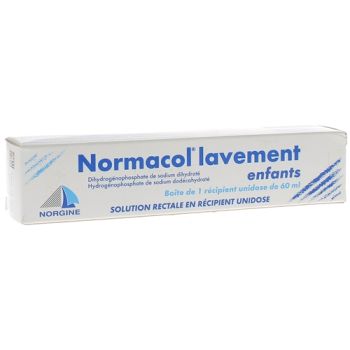 Normacol lavement enfants solution rectale récipient unidose - flacon de 60 ml