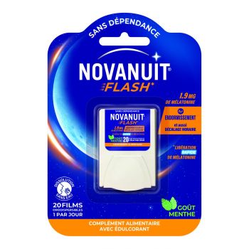 Novanuit flash Sanofi - 20 films orodispersibles