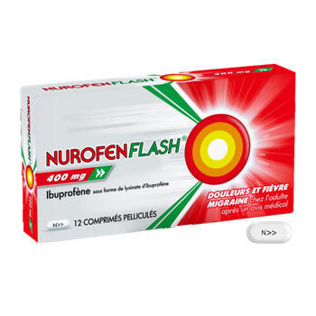 Nurofenflash 400mg - 12 comprimés pelliculés