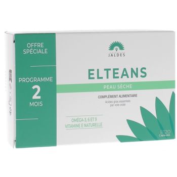 Nutrition de la peau Elteans Jaldes - lot de 2 boîtes de 60 capsules