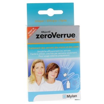 Objectif ZeroVerrue Mylan - flacon de 5ml + pinceau