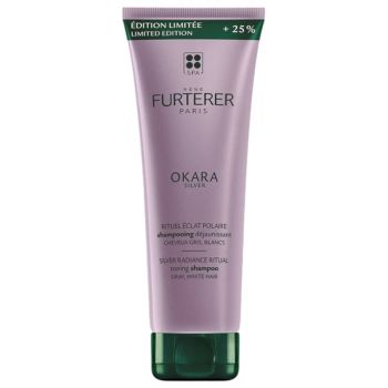 Okara Silver Shampooing déjaunissant cheveux blancs édition limitée René Furterer - tube de 250 ml