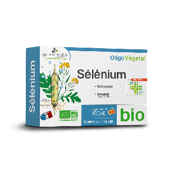 OligoVégétal Sélénium bio Les 3 Chênes - boîte de 20 ampoules de 10ml